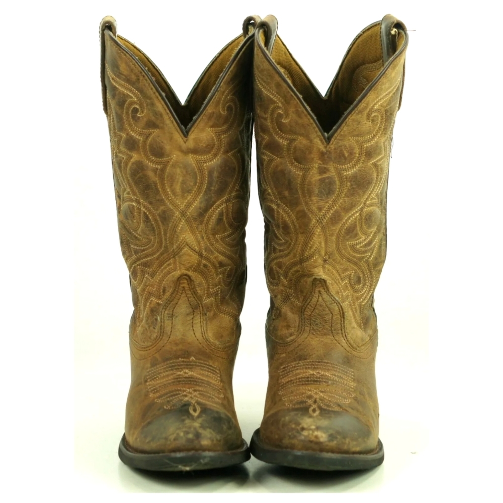 Laredo Maddie Distressed Cowboy Boots Women's 7 Gem
